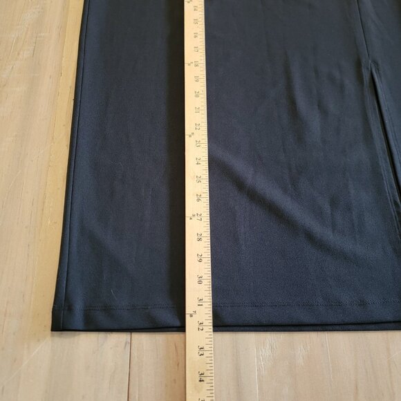 NYCC Skirt Long Pencil Style Size L‎ Black Classic Career Piece Front Slit NWT - Picture 4 of 10